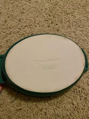 Le Creuset Oval Stoneware Green Au Gratin Casserole Baking Dish